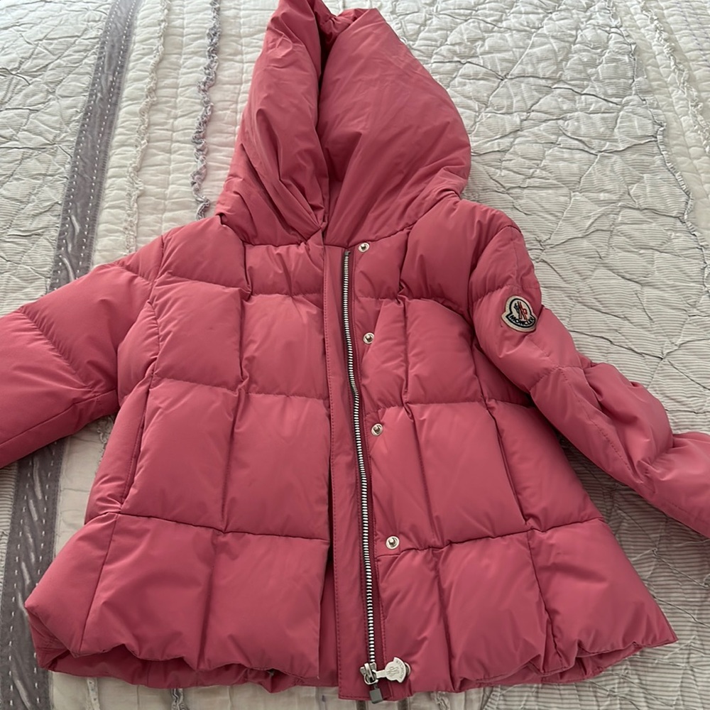 Moncler Pink Kids Puffer Jacket